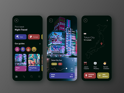 Night Travel Mobile App