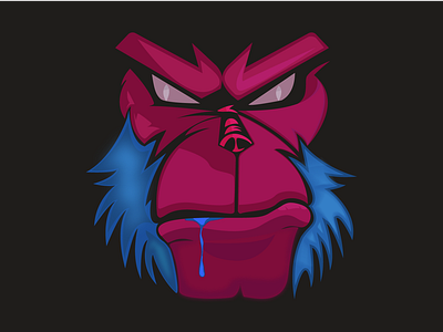 Angry Monkey.. amazing illustration cartoon illustration cartooning character art character designing illustration