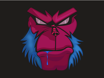 Angry Monkey.. amazing illustration character design illustration illustration art