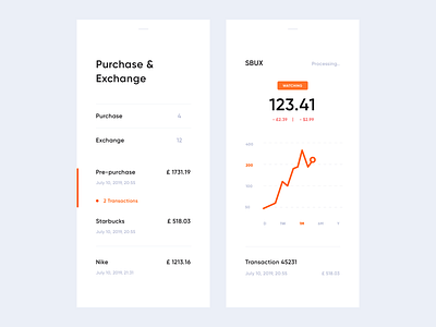 Stocks App app bank bank app cards crypto crypto exchange dashboard dashboard app design flat hiwow minimal mobile ui ux web