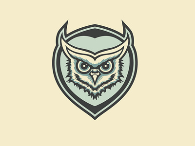 Owl Logo branding design flat icon illustration logo vector