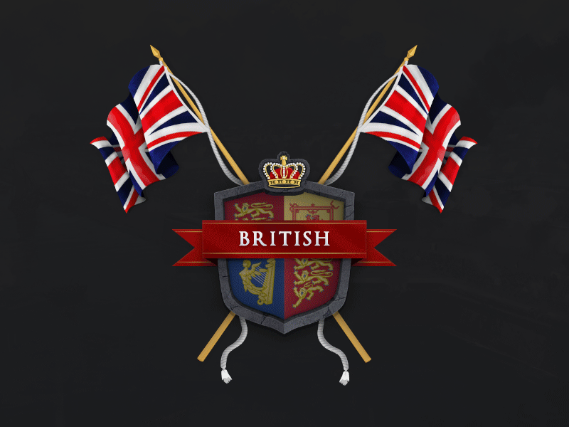 Faction Emblems banner british crown emblems factions flags french nations ribbon shield stone