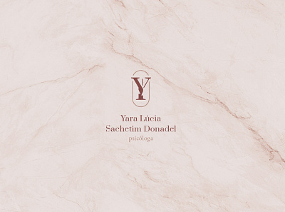 Yara Donadel Psychologist | Brand Identity brand identity branding classic design designstudio light logo marble minimalist logo psychology sophisticated visual identity