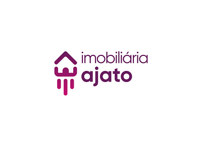 Imobiliária ajato - visual identity branding broker design icon jet logo real estate
