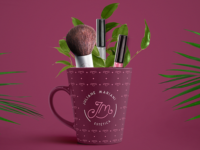 Juliane Mariani Beauty clinic aesthetics beauty logo branding clinic design female logo monogram mug design woman