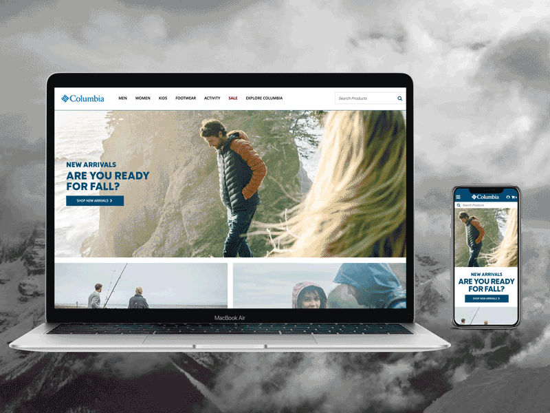 Columbia– Site Redesign and CMS
