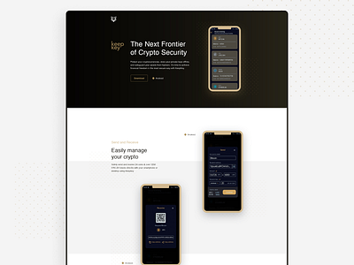 KeepKey android app design cashback concept crypto cryptocurrency design interface keep ux webdesign