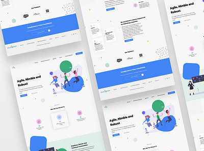 Blue5Green Modern Webdesign Concept branding dailyui design illustration mockup modern ui ui designer ux vector web web design web design webdesign website website concept website design websites