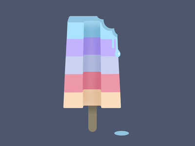 Rainbow ice cream