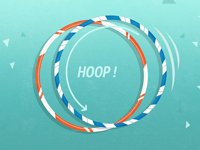 HoulaHoop! circle hoop illustration ring sport symetry vector