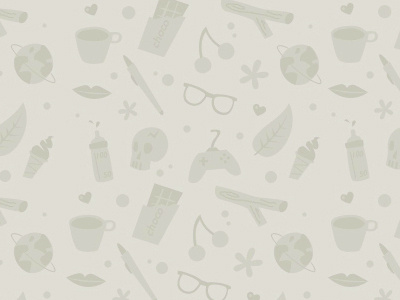 My Pattern chocolate coffee pattern skull vector