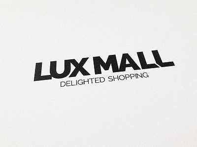 Logo Design LUX MALL desig logo lux mall