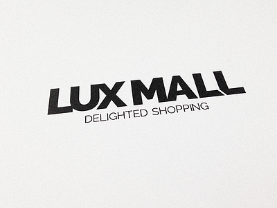 Logo Design LUX MALL