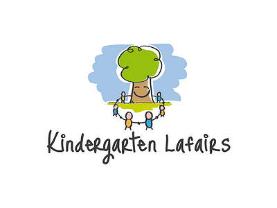 Logo Kindergarten Lafairs branding design kindergarten logo missingbrick portfolio tyrol