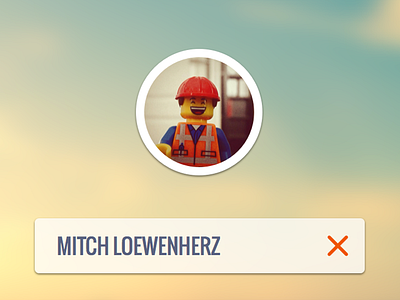 Login avatar login missingbrick mitchloewenherz mobile portfolio ui