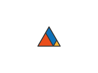 Firefox Triangle blue firefox logo missingbrick orange triangle yellow
