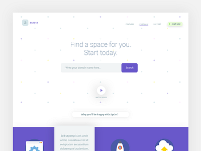 Hosting Landing Page