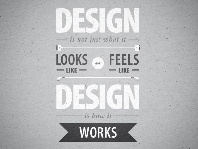 Design is how it works