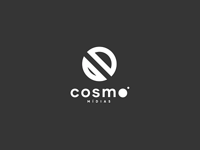 Cosmo Media branding design flat icon identity illustration illustrator logo logotype minimal monogram sayao vector visual vitor vitorsayao