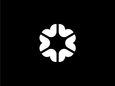 V + flower Logo