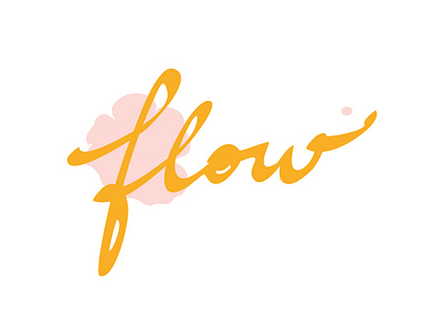 nuances de flow branding logo design typography vector