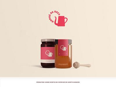 Manhã da Roça branding food icon logo logotype mockup simple design typography