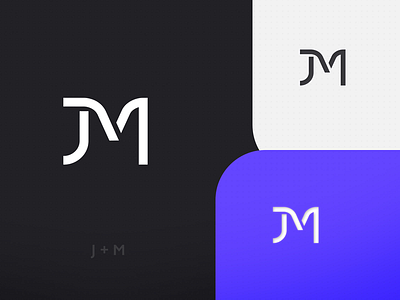 My new brand logo JM branding design interface logo logotipo marca typography ui uidesign uxdesign vector