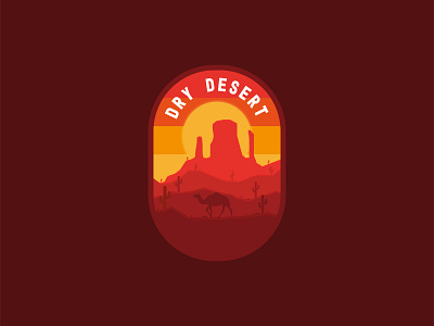 Too dry to sweat! badge badge logo badgedesign badges cactus desert design dromedary flat hot icon illustration illustrator landscape landscape design landscapes logo logodesign minimal nature