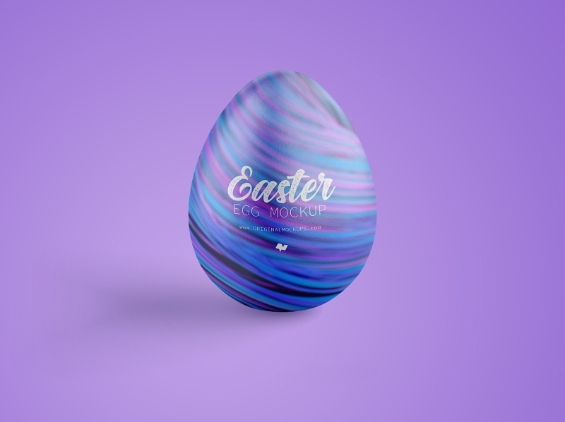 Download Easter Egg Mockup Front View By Original Mockup On Dribbble