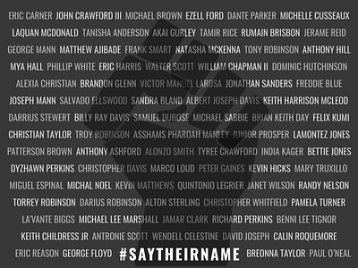 SAYTHEIRNAME black lives matter blm design figma graphicdesign illustration say their name social justice