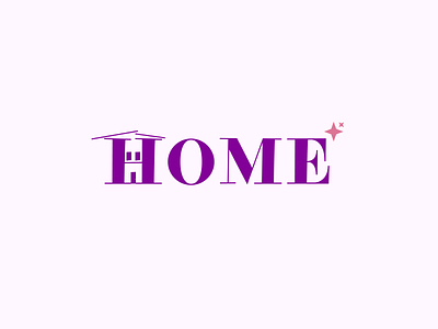 Home brand branding design figma home logo purple logo