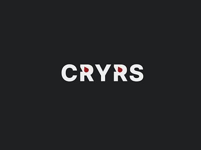 CRYRS Logo band branding cover dark design emo figma graphic design illustration inter logo sad tear vector