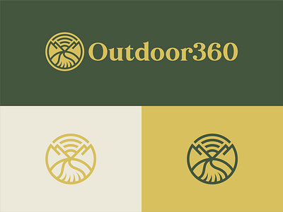 Outdoor360 branding icon identity illustration illustrator lineart logo serif vector