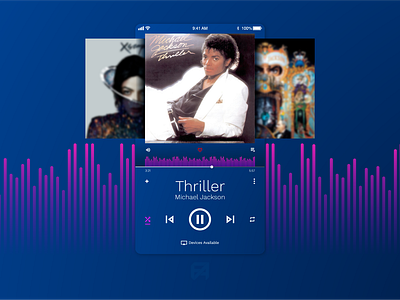 Daily UI Challenge 009: Music Player