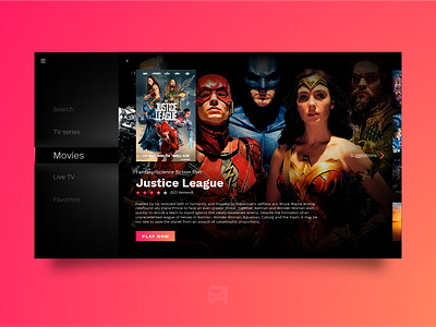 Daily UI Challenge 025: TV App