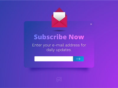 Daily UI Challenge 026: Subscribe