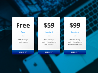 Daily UI Challenge 030: Pricing