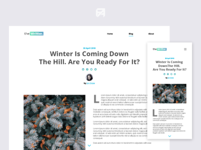 Daily UI Challenge 035: Blog Post jon snow got game of thrones uxui ux designer ux design ux user interface ui user experience ux ui designer ui design ui dailyuichallenge dailyui daily 100 challenge adobe xd adobe photoshop adobe illustrator adobe creative cloud adobe cc