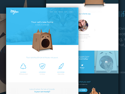 Kittybox Landing Page