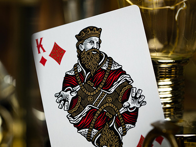 Devil"s in the Details / Court Cards cards handdrawn illustration king packaging playing cards poker queen