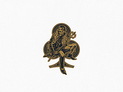 Ace of spades queen logo by Nagual on Dribbble