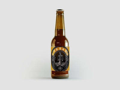 BeerCuz / Pešak beer branding brewery chess design drawing illustration label packaging