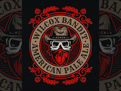 Wilcox Bandit / 1 bandit beer outlaw skull