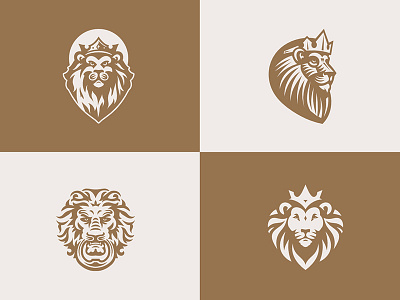 Lions illustration lion logo