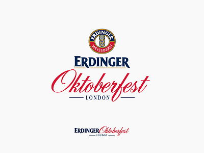 Erdinger Oktoberfest London 2017 beer brewery erdinger fest logo london oktoberfest