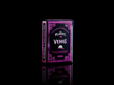 The Planets: Venus card deck design illustration planets playing cards