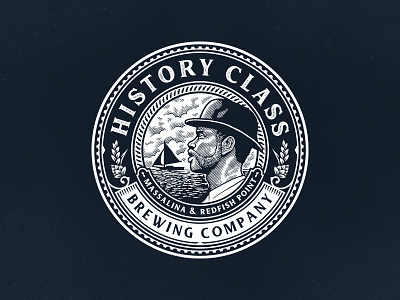 History Class Brewing Company beer brewery brewing emblem history of redemption logo vintage