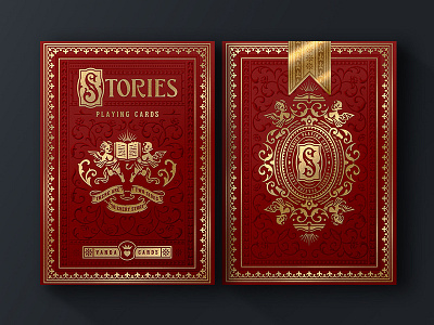 Stories / TuckBox book book cover box cards luxury packaging playing cards tuckbox
