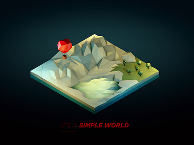 "It's a simple World" – Low Poly Art