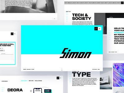 Personal Website black black white branding cyan design desktop design identity minimal minimalism minimalistic personal branding personal website product designer type typography ui ux web webdesign website